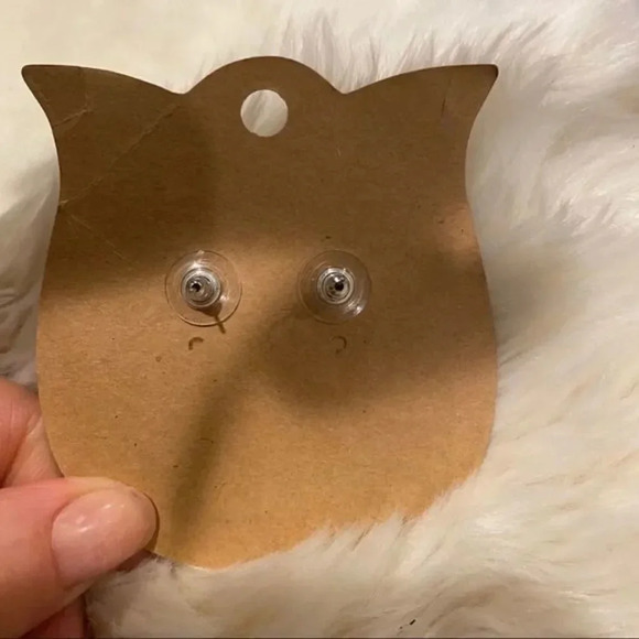 Vintage with stone women earring NEW - Picture 3 of 4